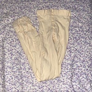 Light pink convertible ballet tights